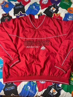 NCAA Ohio State Pull Over Windbreaker Jacket